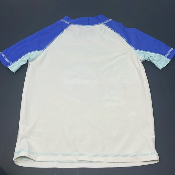 CARTER’S: Whale Print Short Sleeve Rash Guard, Size 4T - Picture 2 of 7